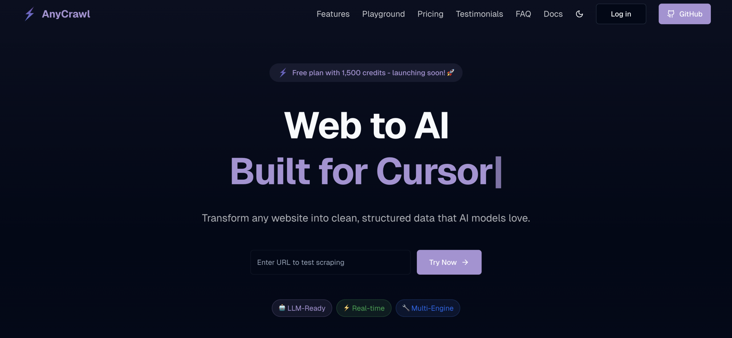 AnyCrawl: LLM 을 위한 고성능 웹 크롤러
