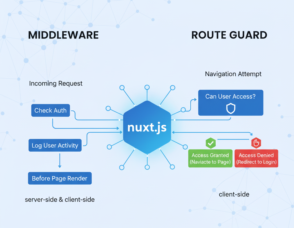 [Nuxt.js-12] Nuxt.js 미들웨어(Middleware)와 라우트 가드