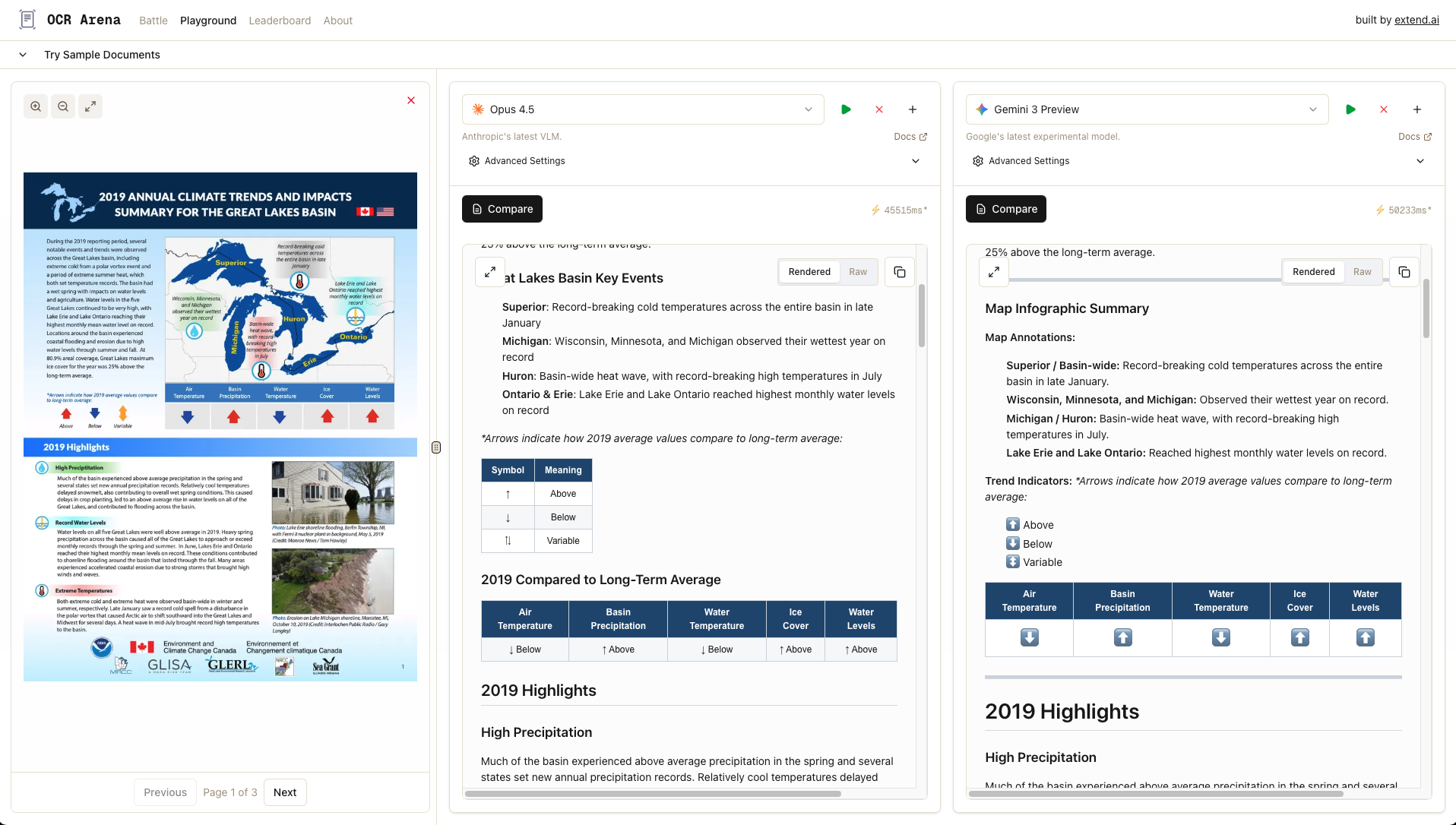 OCR Arena, OCR 테스트를 직접해보세요.